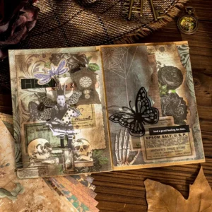 Fantasy Dark Journaling Background Paper fantasy dark journaling background paper 5