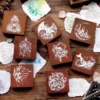 Fantasy Galaxy Series Vintage Wooden Rubber Stamp
