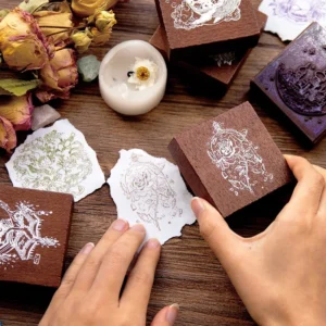 Fantasy Galaxy Series Vintage Wooden Rubber Stamp fantasy galaxy series vintage wooden rubber 2