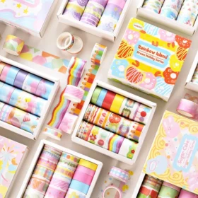 Fantasy Holiday Rainbow Washi Tape Set