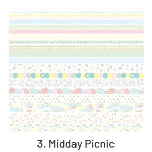 fantasy holiday rainbow washi tape set 10