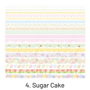 fantasy holiday rainbow washi tape set 11