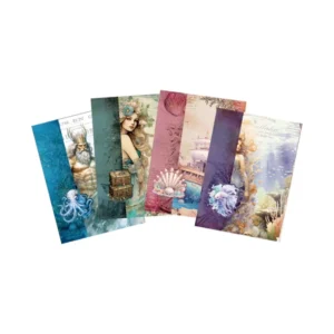fantasy sea series decorative material paper 8