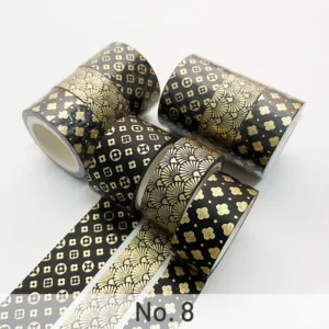 fashion versatile texture pattern washi tape 12