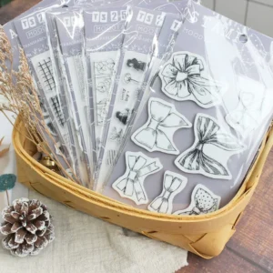 feather clear silicone stamps 2