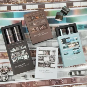 Film Clear Transparent Tape Set (10 rolls) - Scenery, Winter, Autumn, Cat film clear transparent tape set 10 3