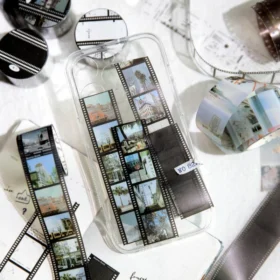 Film Streamer Series Nostalgic Film Clear Transparent Tape