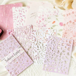 Finger Art Series Hollow Material Paper