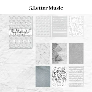 finger art series hollow material paper 21