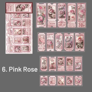 flat die cut decorative sticker packrose 12