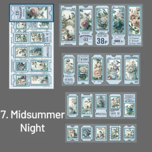 flat die cut decorative sticker packrose 13