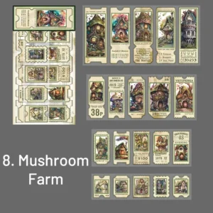 flat die cut decorative sticker packrose 14