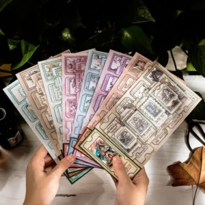 flat die cut decorative sticker packrose 3