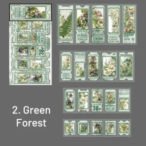 flat die cut decorative sticker packrose 8