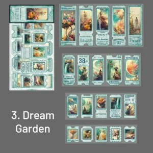 flat die cut decorative sticker packrose 9