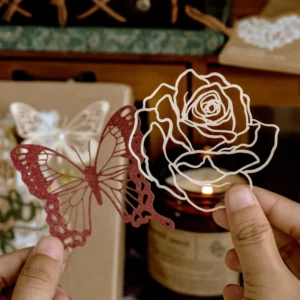 floating flower art retro hollow background 7