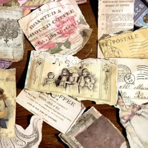 flora collect retro oil painting scrapbook 3