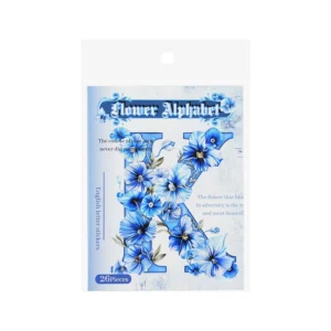 floral alphabet decorative tape 5