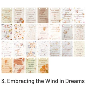 floral artistic english text strip scrapbook 11