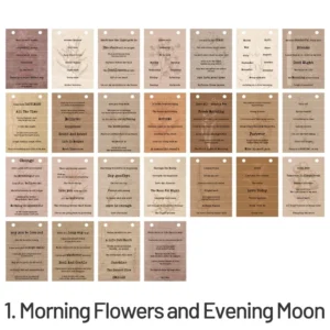 floral artistic english text strip scrapbook 9