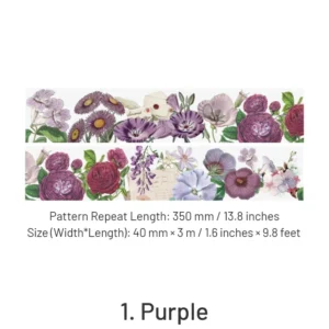 floral blossoms in full garden retro 9