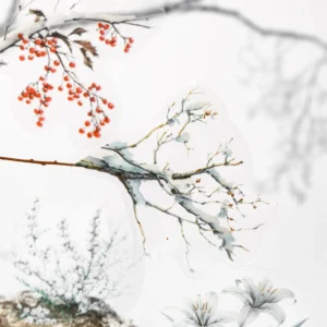 floral branch themed decorative tape 2