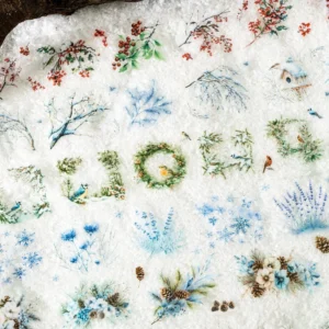 floral branch themed decorative tape 3