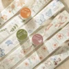 Floral Collage Washi Tape - Tulips, Butterfly, Mushrooms, Leaf