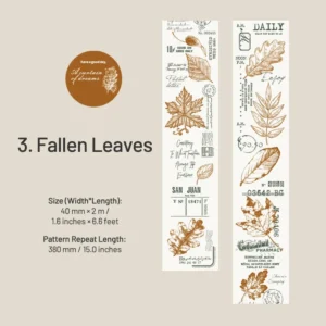 floral collage washi tape tulips butterfly 10