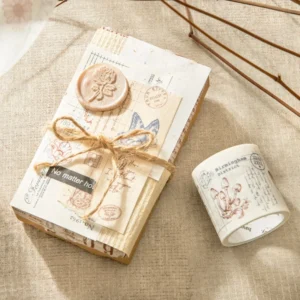 floral collage washi tape tulips butterfly 3