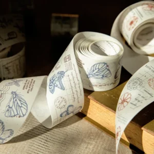 floral collage washi tape tulips butterfly 7