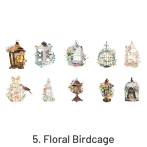 floral love song plant sticker pack 12