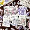 Floral Number Washi Stickers