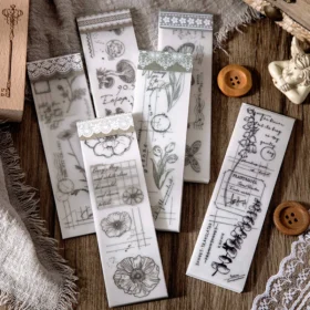 Floral Plant Vintage Tracing Paper Paper Pad