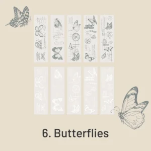 floral plant vintage tracing paper paper 10