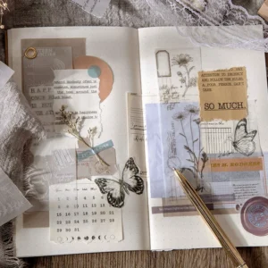 floral plant vintage tracing paper paper 3