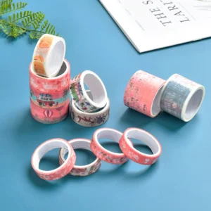 floral print washi tape set travel 2