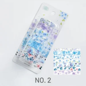 floral print washi tape set travel 7