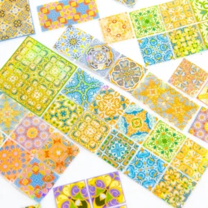 floral tile pattern collection decorative clear 2