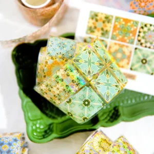 floral tile pattern collection decorative clear 6