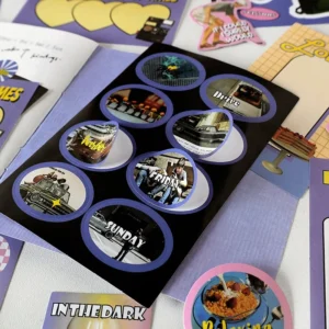 florida paradise adhesive sticker background paper 4