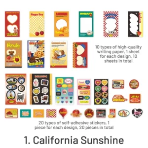 florida paradise adhesive sticker background paper 5