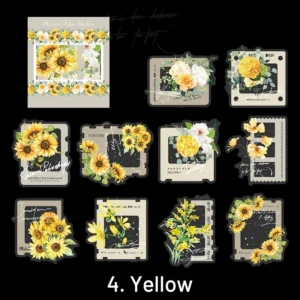 flower and film clear transparent decorative 12