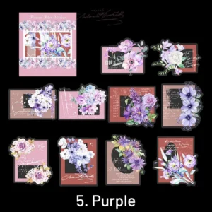 flower and film clear transparent decorative 13