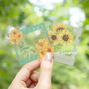 flower and film clear transparent decorative 2