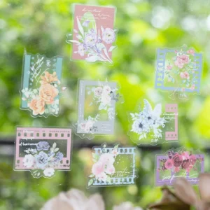 flower and film clear transparent decorative 6