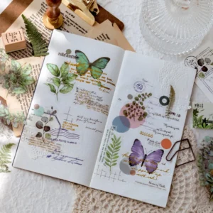 flower and plant clear transparent stickers 3