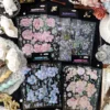 Flower and Plant Holographic Clear Transparent Decorative Sticker