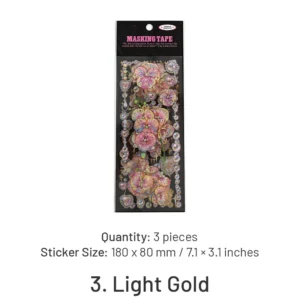 flower and plant holographic clear transparent 11