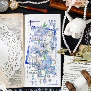 flower and plant holographic clear transparent 6